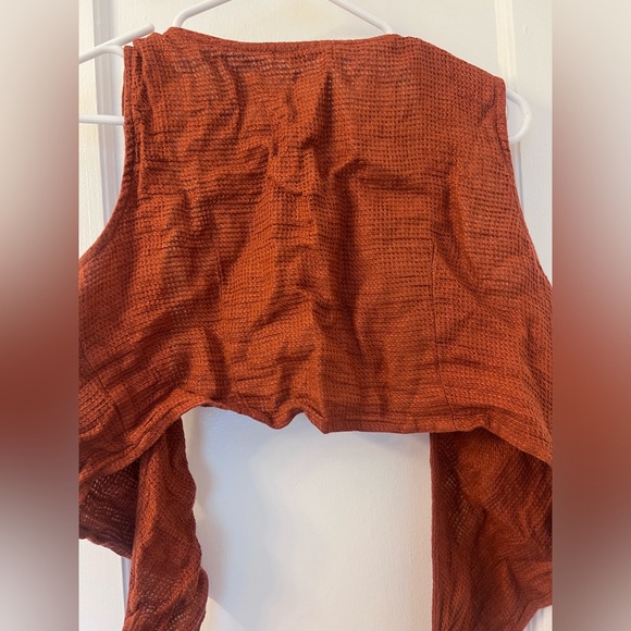 Soja terracotta, linen, wrap waffle top - Picture 4 of 6
